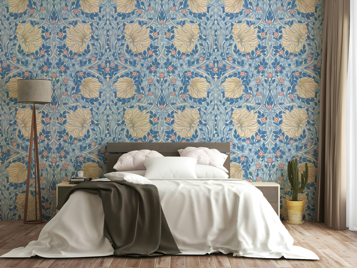 Detailed Pimpernel 13 wallpaper with nature-inspired motifs


