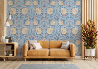 Nature-themed motifs on Pimpernel wallpaper by William Morris 13

