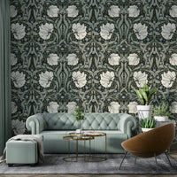 Classic William Morris Pimpernel 17 wallpaper pattern

