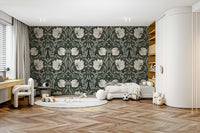 Pimpernel 17 wallpaper with intricate floral details

