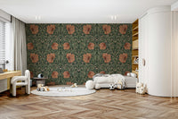 Classic Pimpernel wallpaper featuring intricate botanical motifs.