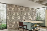 Classic design of Pimpernel wallpaper by William Morris

