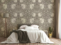 Elegant Pimpernel wallpaper in vintage floral style

