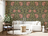 Pimpernel wallpaper by William Morris for a sophisticated interior.