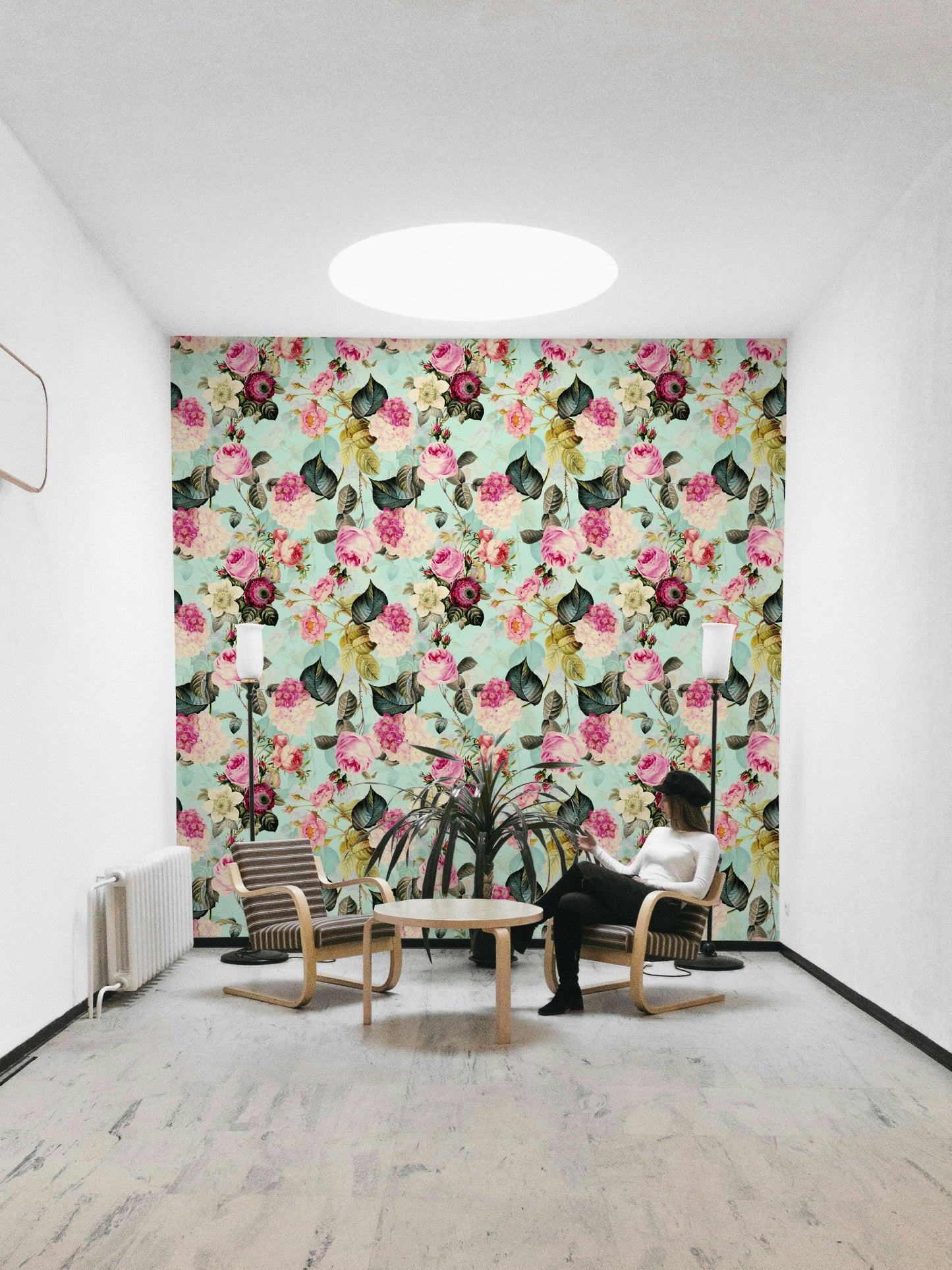 Elegant vintage rose garden wallpaper for timeless walls

