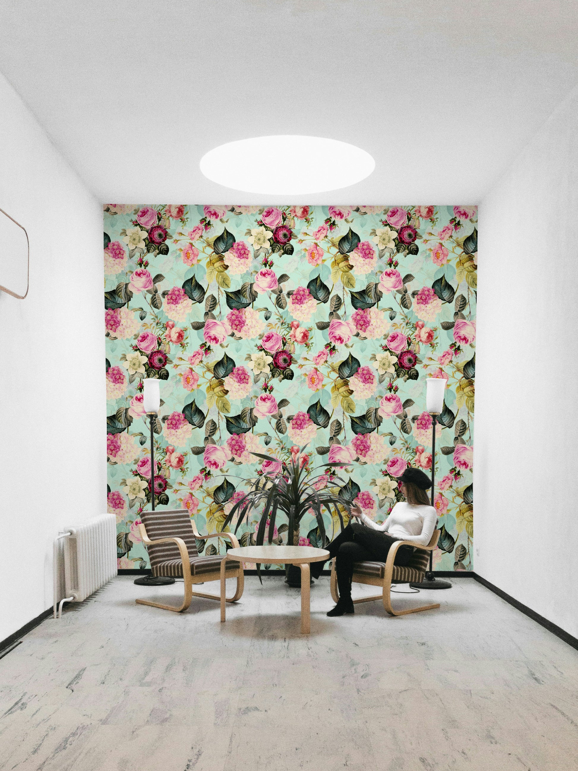 Elegant vintage rose garden wallpaper for timeless walls

