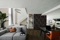 Vibrant garden wallpaper featuring lush floral designs