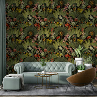 Whispers of the Jungle: A calming tropical wallpaper.

