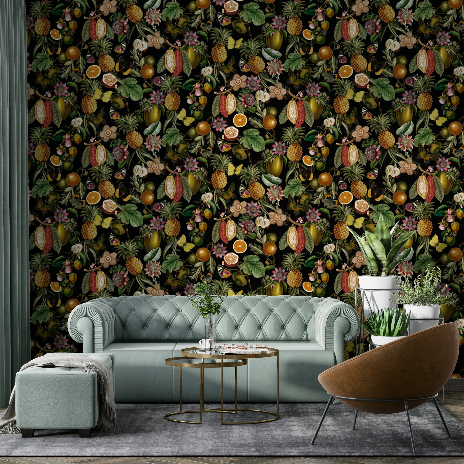 Stunning tropical botanical pattern to transform your space.