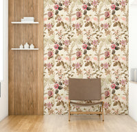 Elegant Passionflower Paradise wallpaper for modern interiors.

