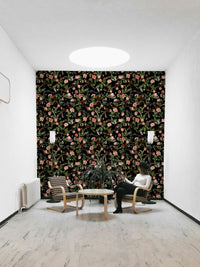 Jungle melody scene with energetic monkeys wallpaper.

