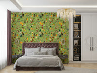 Primate paradise wallpaper design for jungle lovers