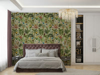 Jungle Vibes Wallpaper for Tropical Themed Rooms

