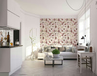 Whimsical floral wallpaper for home decor

