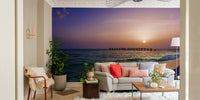 Sunset wall art depicting tranquil Gasparilla Island evening.

