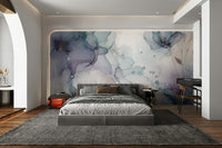 Romantic floral design of Dreamy Petals 2 wall mural.