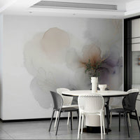 Elegant wall mural featuring metallic gold botanicals.

