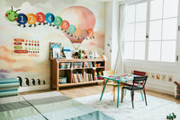 Majestic Balloon Mural for Modern Home Interiors

