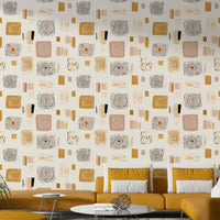 Stylish geometric harmony design wallpaper for walls.

