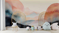 Boho Dreamscape Mural Adds Charm to Kids' Spaces

