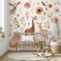Relaxing nature-inspired Gentle Wild Haven Wall Mural.

