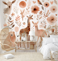 Soothing Gentle Wild Haven Wall Mural for home walls.

