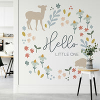 Woodland Animal Characters Wall Mural for Nursery

