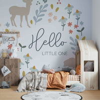 Magical Forest Mural for Kids Nursery Walls