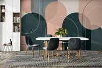 Serene arches in soft tones for a sophisticated room look.

