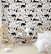 Outdoor hiking country wallpaper with rugged terrain

