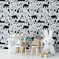 Scenic hiking route wallpaper with vibrant nature

