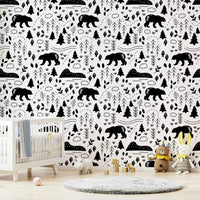 Beautiful country hiking scenery wallpaper for walls

