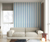 Cityscape stripes wallpaper perfect for living rooms.

