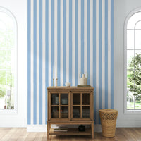Elegant city skyline stripe design for walls.

