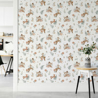 Tranquil Enchanted Forest wallpaper for calming spaces

