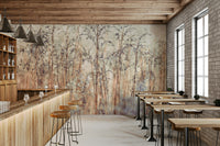 Natural Grass Reeds Wall Mural for Home Interiors

