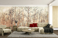 Serene Grass Reeds Mural for Your Home Office

