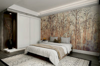 Elegant Grass Reeds Wall Mural for Dining Areas

