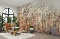 Refresh Your Space with Grass Reeds Wall Mural

