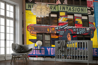 New York wall mural for urban-inspired interior design

