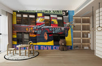 Stunning New York cityscape wall mural for living rooms

