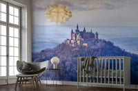 Hohenzollern Castle scenic mural perfect for walls.

