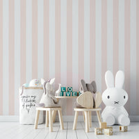Soft color-block striped wallpaper with modern feel.

