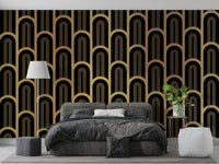 Luxury mural for modern Art Deco interiors

