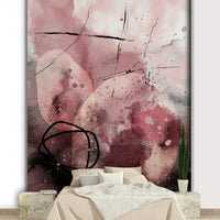 Modern mural with deep visual texture

