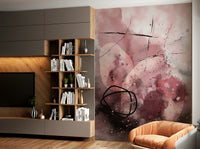 Abstract dark tones wall mural

