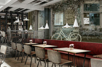 Classic Bicycle Cafe Charm wall mural

