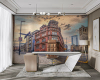 Classic architecture street wallpaper

