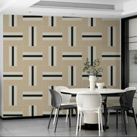 Luxury geometric pattern wallpaper for bedroom walls

