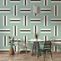 Geometric 05 wallpaper in neutral tones for interiors

